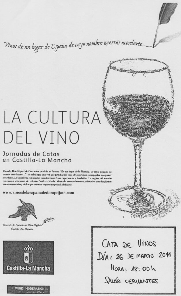 Cartel LA CULTURA DEL VINO